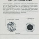 1973 Imhof Clock Company Resonic Vintage 1973 Swiss Magazine Article Horlogerie Horology
