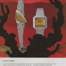 Favre-Leuba Watch Company Switzerland Vintage 1972 Swiss Ad Suisse Advert