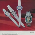 Bulova Watch Company Switzerland Vintage 1972 Swiss Ad Suisse Advert Horology