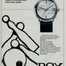 1966 Rox Watch Company Bienne Switzerland Vintage 1966 Swiss Ad Suisse Advert