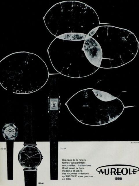 Aureole Watch Company Switzerland Vintage 1966 Swiss Ad Horlogerie Suisse Advert