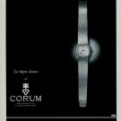 Corum Watch Company Switzerland Vintage 1966 Swiss Ad Suisse Advert Horology