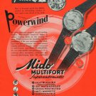 1954 Mido Watch Company Vintage 1954 Swiss Ad Suisse Advert Horology G Schaeren & Co Switzerland