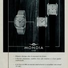 1966 Mondia Watch Company Switzerland Mondia S.A. Vintage 1966 Swiss Ad Suisse Advert Horlogerie 1966 Mondia Watch Company Switzerland Mondia S.A. Vintage 1966 Swiss Ad Suisse Advert Horlogerie