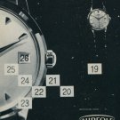 Aureole Watch Company Vintage 1958 Swiss Ad Suisse Advert Horlogerie Horology