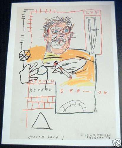 Jean-Michel Basquiat JM Basquiat Art Ad Advertisement