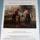 Jean Francois Millet Un Paysan Greffant 1976 Art Ad Advertisement