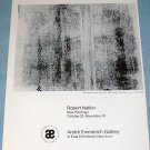 1976 Robert Natkin Bath Apollo Vintage 1976 Art Exhibition Ad Advert Andre Emmerich Gallery NY