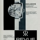 1966 Revue Watch Company Thommen SA Switzerland Vintage 1966 Swiss Ad Suisse Advert 1966 Revue Watch Company Thommen SA Switzerland Vintage 1966 Swiss Ad Suisse Advert