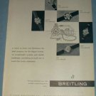 Breitling Watch Company 1955 Swiss Ad Geneva Switzerland Geneve Suisse Advert