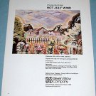 Charles Burchfield Hot July Wind Original 1976 Art Ad