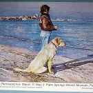 1976 Shirl Goedike Retrospective Vintage 1976 Art Exhibit Ad Advertisement