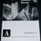 1970 Leonardo Nierman Vintage 1970 Art Exhibition Ad Advert Alwin Gallery, London