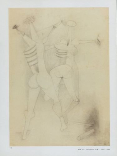 Rufino Tamayo Dancing Couple Art Ad Advertisement