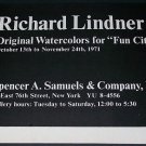 1971 Richard Lindner Fun City Vintage 1971 Art Exhibition Ad Advert Advertisement
