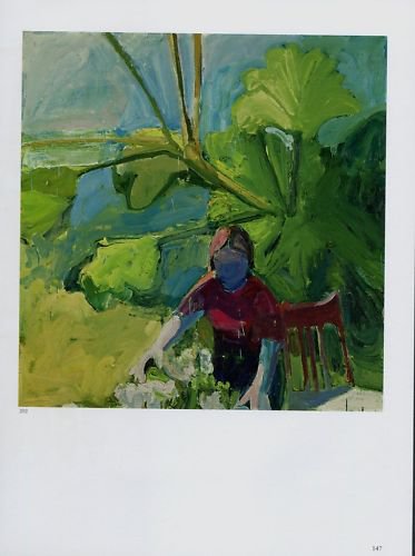 Paul Wonner Woman with Flowers Art Ad Advertisement