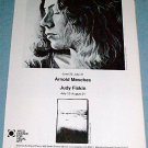Arnold Mesches Judy Fiskin 1976 Art Exhibition Ad ARCO
