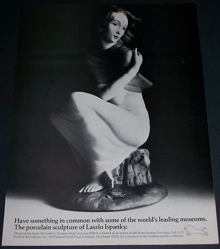 1971  Laszlo Ispanky Vintage 1971 Art Ad Advert Advertisement