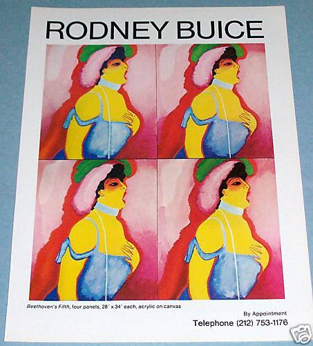 1976 Rodney Buice Beethoven's Fifth Vintage 1976 Art Ad Advert Advertisement