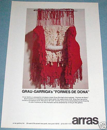 1976 Josep Grau-Garriga Formes De Dona Vintage 1976 Art Ad