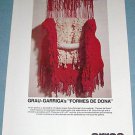 1976 Josep Grau-Garriga Formes De Dona Vintage 1976 Art Ad