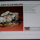 Claes Oldenburg Vintage 1971 Art Ad Advert Advertisement