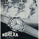 1956 Norexa Watch Company Switzerland Vintage 1956 Swiss Ad Suisse Advert Horlogerie Horology