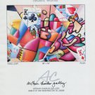 1982 Yankel Ginzburg King Lear 1982 Art Exhibition Ad Advert Advertisement