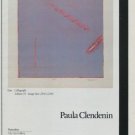 Paula Clendenin Lies Vintage 1982 Art Exhibition Ad