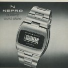 1974 Nepro Watch Company La Chaux-de-Fonds Switzerland Vintage 1974 Swiss Ad Suisse Advert