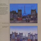 Michel Delacroix Tour Eiffel La Nuit 1982 Art Ad Advert Advertisement
