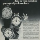 Girard-Perregaux Watch Company GP Quartz Vintage 1974 Swiss Ad Suisse Advert