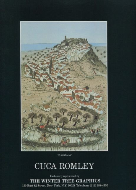 Cuca Romley Andalucia Vintage 1982 Art Ad Advert