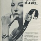 1965 Favre-Leuba Watch Company Geneve Geneva Switzerland 1965 Swiss Ad Suisse Advert