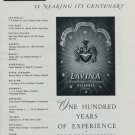 1951 Lavina Watch Company Nearing Its Centenary Vintage 1951 Swiss Ad Suisse Advert
