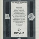 1965 Revue Watch Company Waldenburg Switzerland 1965 Swiss Ad Suisse Advert Revue Thommen SA