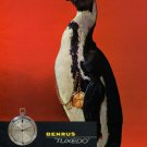 1965 Benrus Watch Company Benrus Tuxedo Advert Vintage 1965 Swiss Ad Suisse Advert Horlogerie