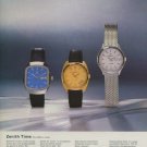1974 Zenith Watch Company Switzerland Zenith XL-Tronic Advert Vintage 1974 Swiss Ad Suisse Advert