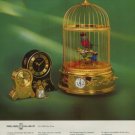 Reuge Music Clock Company Switzerland Vintage 1974 Swiss Ad Suisse Advert