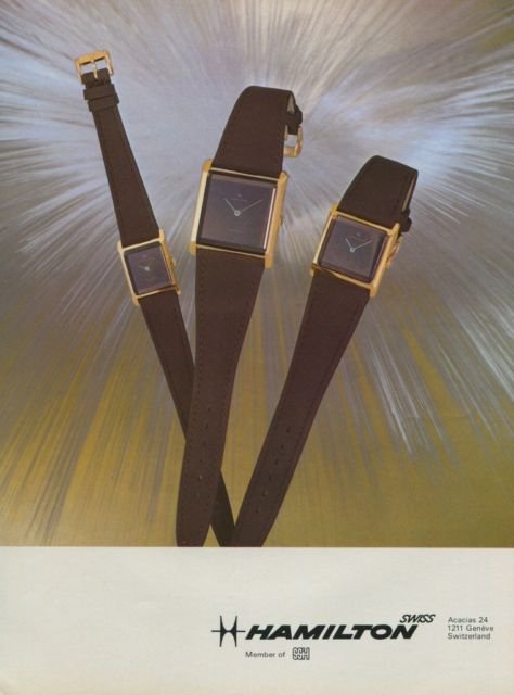 1974 Hamilton Watch Company Geneva Switzerland Vintage 1974 Swiss Ad Suisse Advert