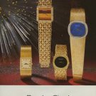 Bueche-Girod Watch Company Switzerland Vintage 1974 Swiss Ad Suisse Advert