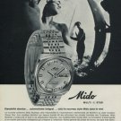 Mido Watch Company Switzerland Mido Multi Star Advert Vintage 1970 Swiss Ad Suisse Advert