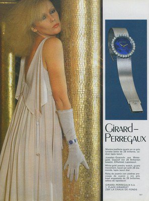 1977 Girard-Perregaux Watch Company Vintage 1977 Swiss Ad Suisse Advert Horlogerie