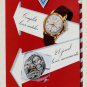 1955 Reusser Watch Company Switzerland Vintage 1955 Swiss Ad Suisse Advert Horology
