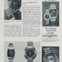 1972 Zodiac Watch Company Switzerland 90th Anniversary Vintage 1972 Swiss Magazine Article Suisse