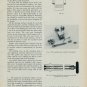 1954 The Headstock of the Watchmaker's Lathe by H. Jendritzki Vintage 1954 Swiss Magazine Article
