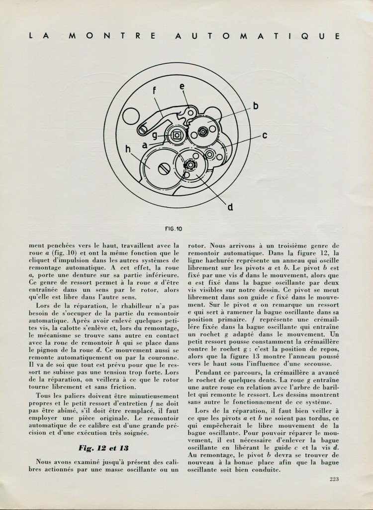 1944 La Montre Automatique Automatic Watch Repair 1944 Swiss Magazine Article Horology Suisse