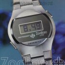 1976 Zodiac Watch Company Zodiac Astrodigit LCD Advert Vintage 1976 Swiss Ad Suisse Advert