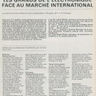 Les Grands de l'Electronique Face au Marche International 1976 Swiss Magazine Article Fairchild