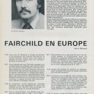 Fairchild Watch Company Michel Pitteloud Interview Vintage 1976 Swiss Magazine Article by H. Marquis Fairchild Watch Company Michel Pitteloud Interview Vintage 1976 Swiss Magazine Article by H. Marquis
